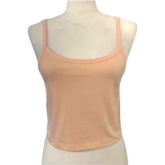 NWT Sanctuary Peachy Cream Spaghetti Strap Crop Top - Size XXS - Picture 1 of 11